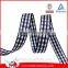 High Quality 100% Polyester Scottish Style Plaid Ribbons For Packing
