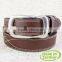 Young people childern stitched black cartoon kids PU belt