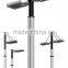 double arms led steel street lighting pole with light sensor