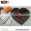 Heart shape natural slate stone cheese board