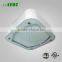 Square type surface mounted anti-explosion 130w dlc canopy led light CCT5700K 130w dlc led gas station canopy led light