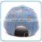 Wholsale sequins star casquette washing cotton denim children hats 5panel adjustable baseball cap for kids