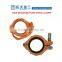 New light weight concrete pump pipe slamp DN125