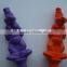 Cartoon drawing dog shape crayon pen