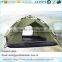 2016 popular double layers military hiking camping tent with fiberglass pole