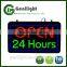 Flashing Open 24Hrs led new window Shop signs