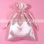 satin bags hair with personal logo