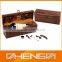 Best Sell factory custom made leather wine box wholesale (ZDS-F367)