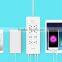 8 Outlet high quality universal USB power strip smart charger port electrical US plug 8 AC outlet ETL approved power strip muban