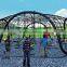 High quality multifunction children slide and swing outdoor amusement equipment