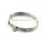 Europe Never Fade Silver Rivet Bracelet Jewelry Stainless Steel Diamond Bangle for women