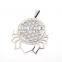 50mm big chakra lotus design flower of life pendant