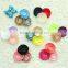 mix colors 3d fabric flowers wholesale handmade flower