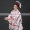 Japanese cotton flower designs sexy kimono uniform