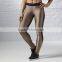 Nylon spandex seamless made by 4 needles and 6 threads womens high waist yoga pants