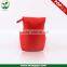 Oversized red bean bag chair