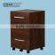 Mobile Melamine Board Walnut Filling Cabinet