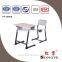 (M1)Cheap Plastic Steel Tube School Writing Chairs With Board,school Desk and School Chair ,school Furniture