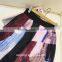 Colorful Fashion Women Long Pleated Skirt
