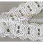 Wholesale New Fashion Design Chemical Lace White Fabric Mesh Lace Trimming