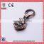 Vintage Style Pirate Captain bronzed keychain