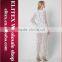 Wholesale fashion white spangle hot woman long dress party