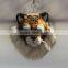 fox tail keychain synthetic fake fur