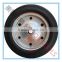 15x3 solid rubber wheel with six-hole steel rim