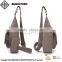 Outdoor travel canvas chest shoulder unbalance bag sling bag
