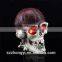 factory custom-made high quality LED polyresin skull