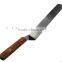 CY196 Hot sale 10'' wood handle staniless steel bread knife butter knife