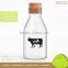 Personalized Pyrex Fancy Glass Milk Bottle