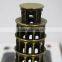 Zinc alloy souvenir leaning tower of pisa