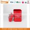 cuboid airtight red kitchen storage metal kitchen food canister