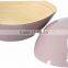 Eco Friendly Lacquer Spun Bamboo Salad Bowl