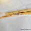 black bristle toothbrush with bamboo handle
