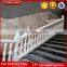 Private villa balcony and stair decorative natural white marble railing