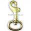 High Quality Solid Brass Swivel eye snap hook, Metal Snap Hook