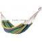 Garden Lightweight Green Canvas Double Hammock with Carry Bag