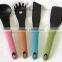 4PCS Colorful self-standing nylon kitchen utensils set