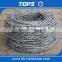 factory price PVC coated and galvanized barbed wire