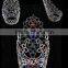 Hair Accessories Wholesale 30cm tall red and green color rhinestone crystal jewelry pageant crowns