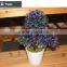 Home and office decoration potted gift items artificial plants mini potted plants
