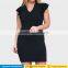 Fat women casual v-neck slim bodycon plus size summer office cocktail mini short dresses for big lady