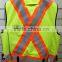 american yellow reflective safety vest with pockets