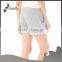 Light french terry rolled shorts with beauty design for girls