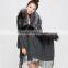 CX-B-P-53B Tassels Decoration Women's Fashion Fox Fur Trim Pashmina Shawl