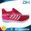 PU upper material promotion women shoes pink