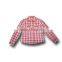 fashion casual girls long sleeve checked shirts