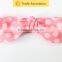 Headbands For Newborn Girls With pink small flower headband